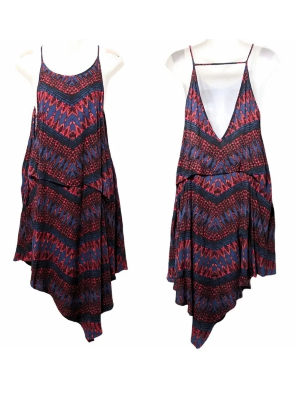 FREE PEOPLE Strappy Asymmetrical Hem Dress S